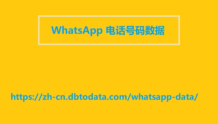 WhatsApp 电话号码数据