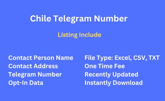 Chile telegram number