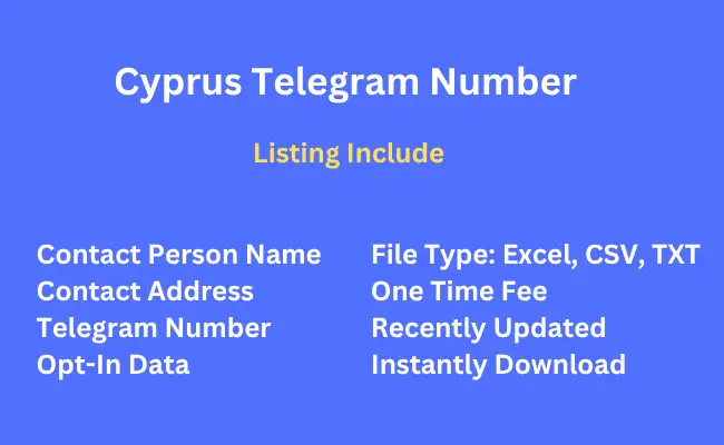 Cyprus telegram number