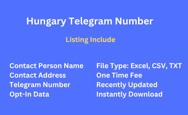 Hungary telegram number