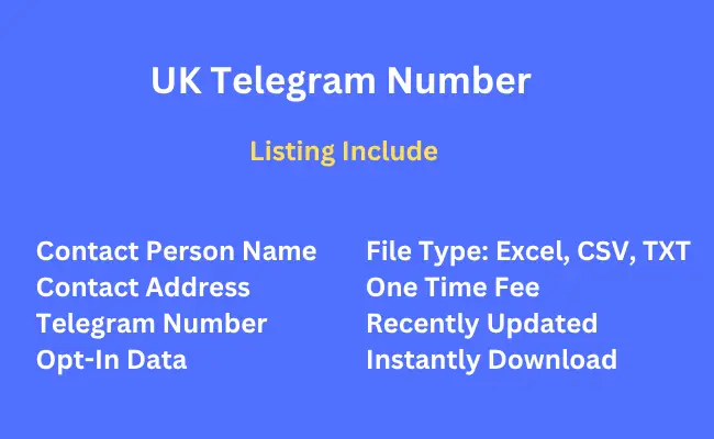 UK telegram number