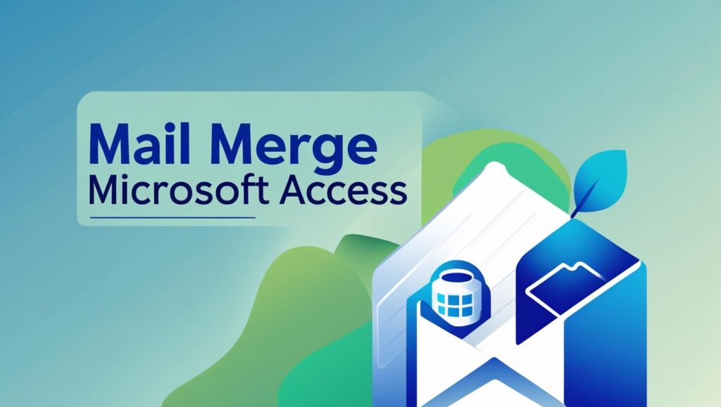 mail merge microsoft access